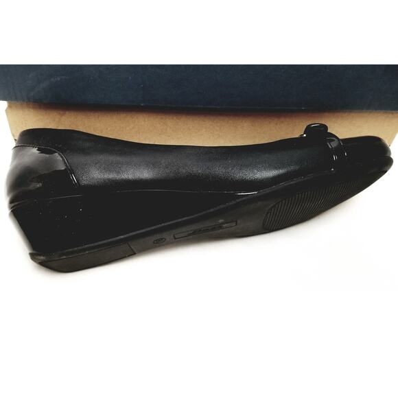 NWOT -G.H. Bass Women's "Mandy" Black Low Wedge Style 0302-3950-001 Size 8.5 - Picture 8 of 12